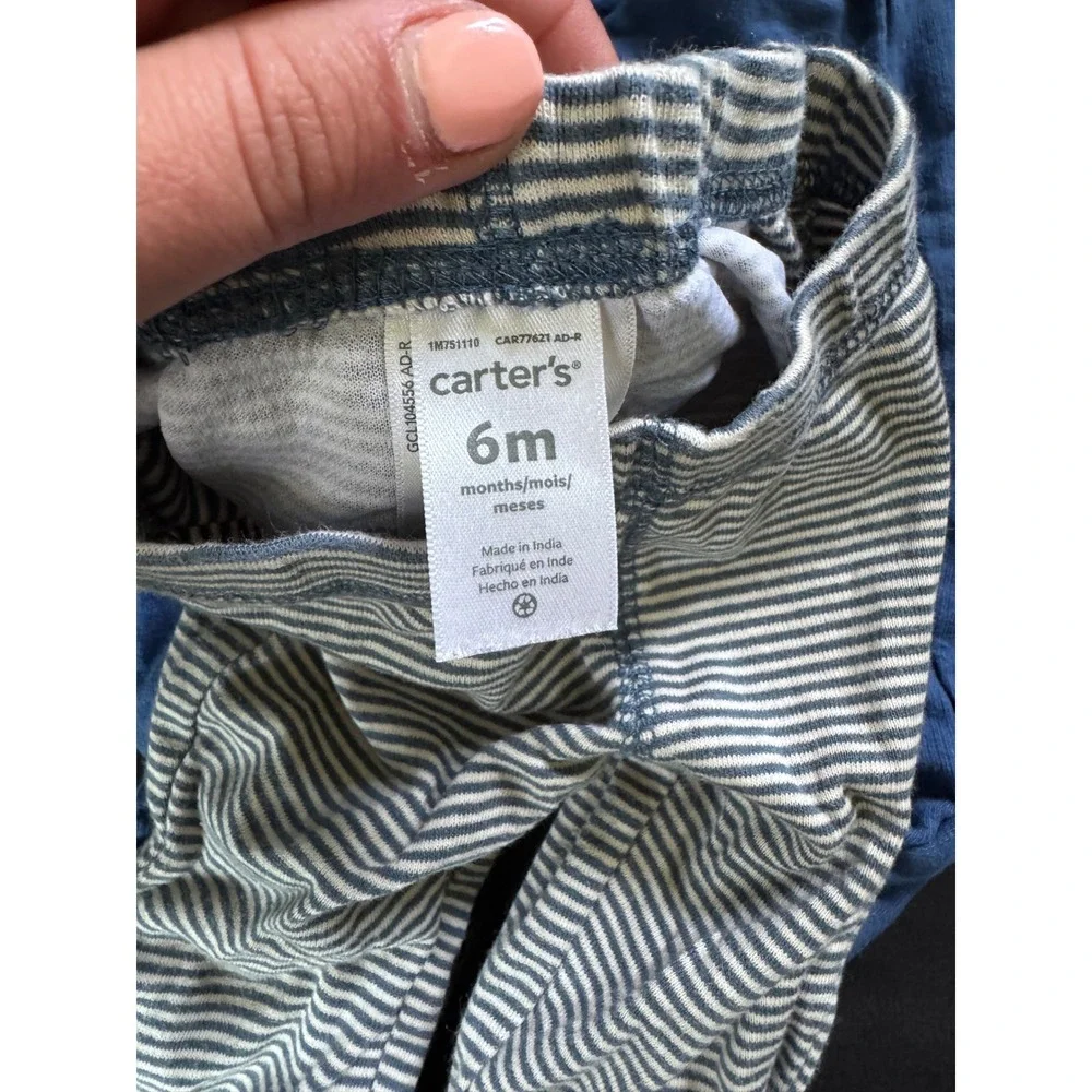 Baby Boy Clothing Bundle 6-12M Carters Baby Gap Beans 11-Piece Set Mix - Picture 4 of 15